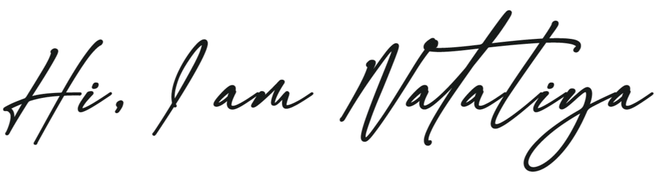 Handwritten signature of Nataliya Langhorne, menopause and acid reflux nutritionist