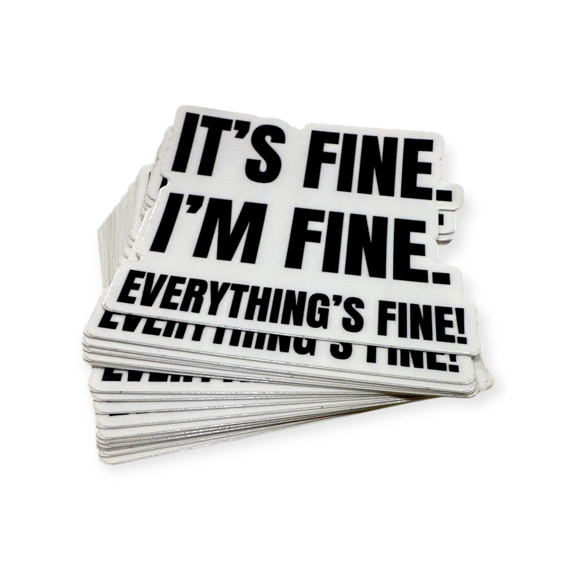 I'M FINE! Decal 3"x2.5"