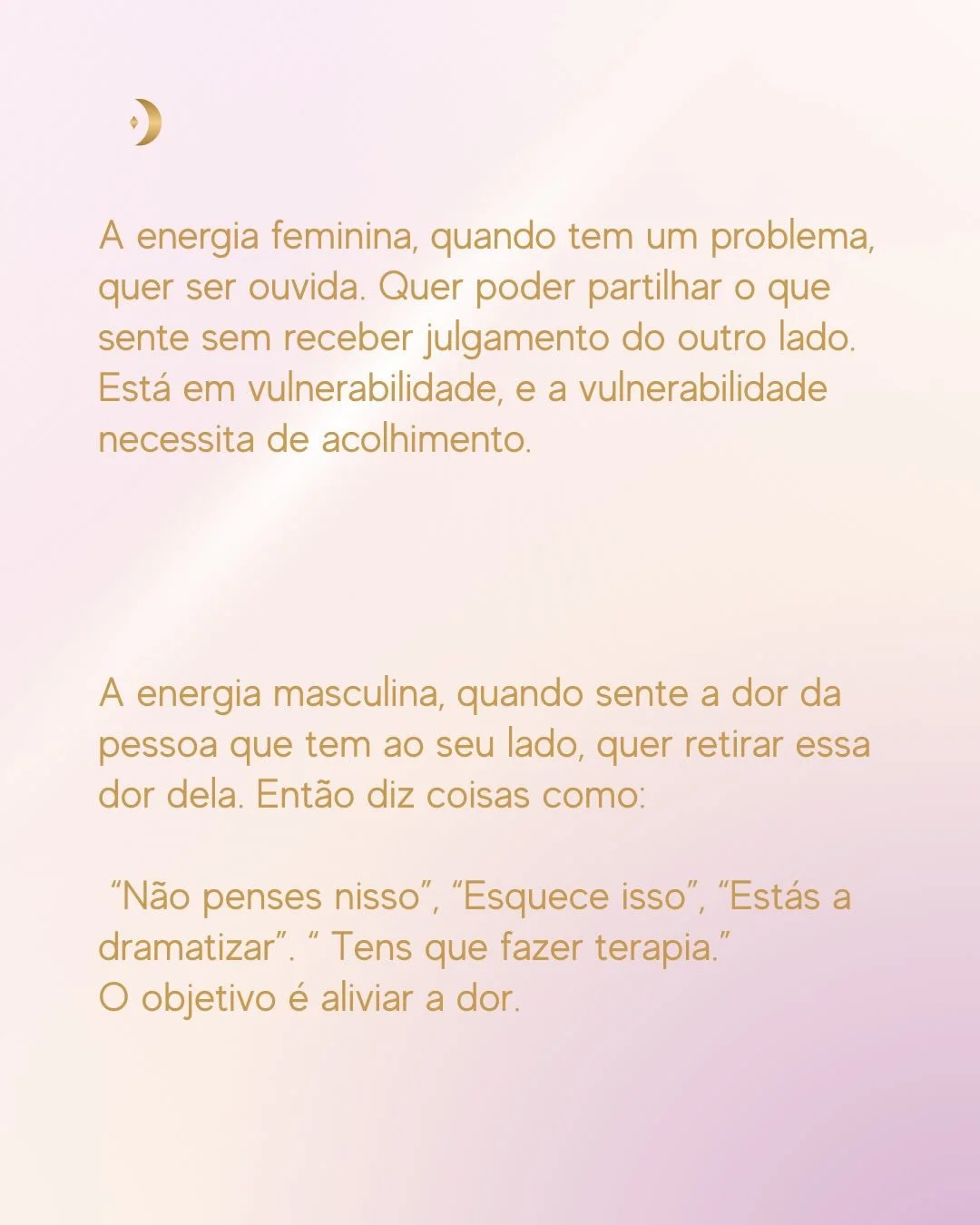 Em alguns dos acompanhamentos deste ano, este tem sido um tema recorrente. Perceber o lugar de cada um &eacute; essencial para trazer uma consci&ecirc;ncia mais elevada &agrave; rela&ccedil;&atilde;o. Caso contr&aacute;rio, ficamos presos numa luta c