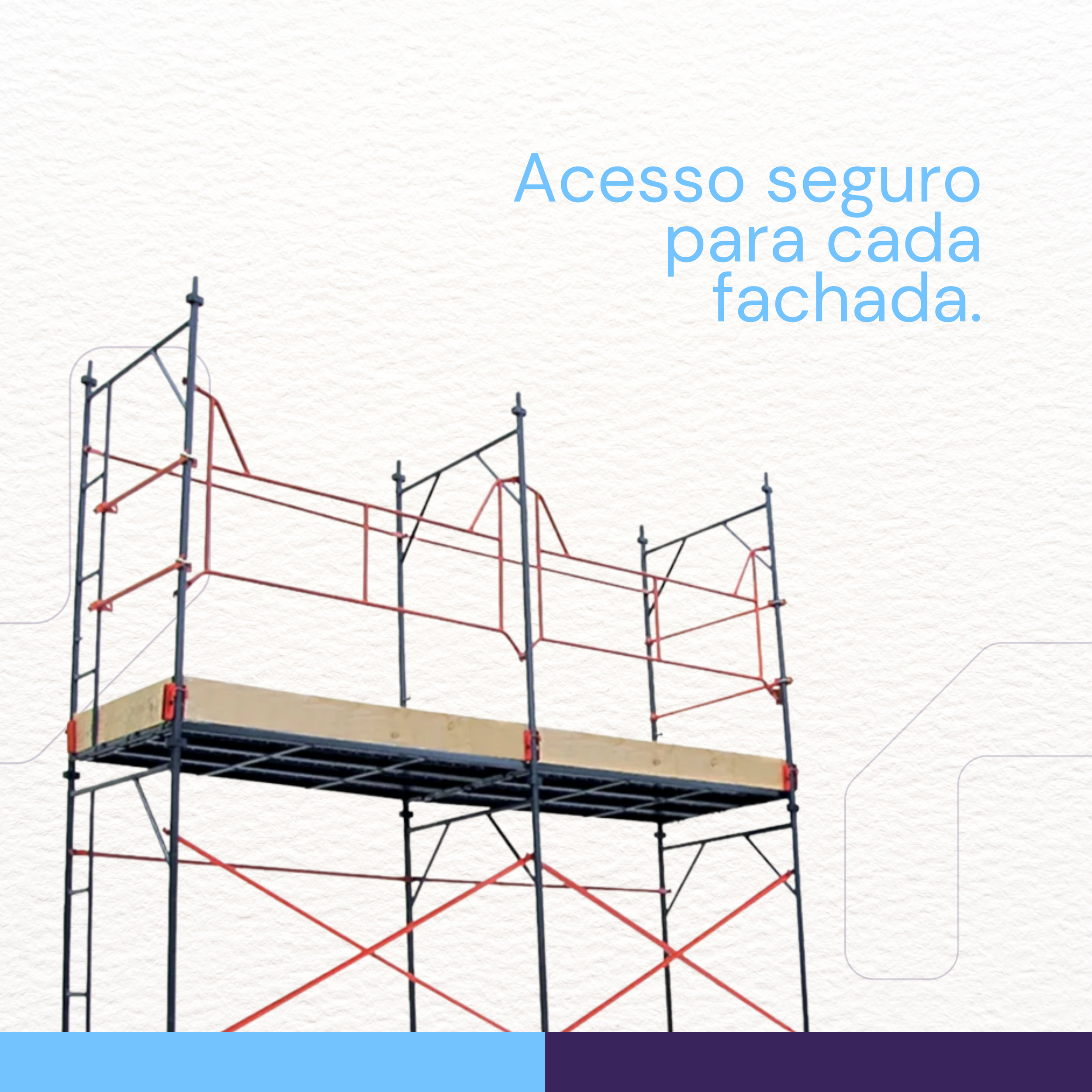 Aluguel de Andaime Fachadeiro em Recife: acesso seguro para fachadas, reformas e manutenção