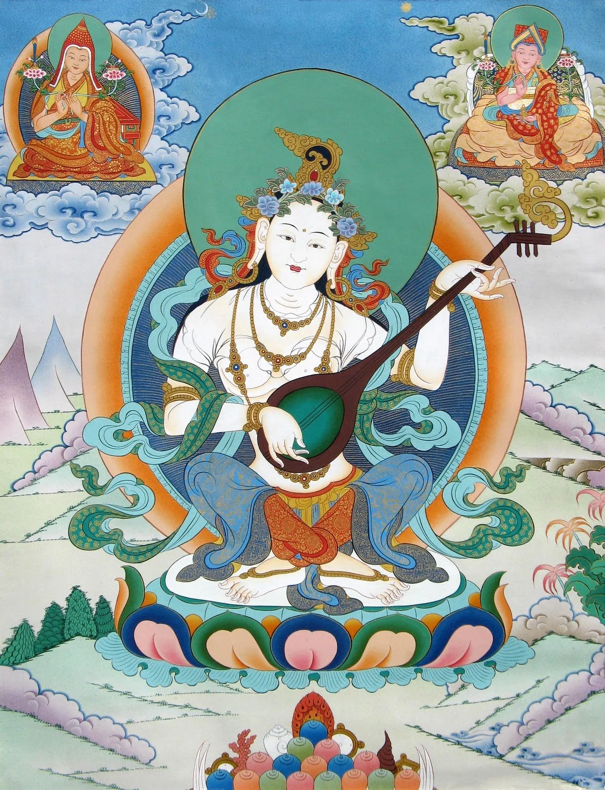 Initiation &amp; Practice of White Saraswati