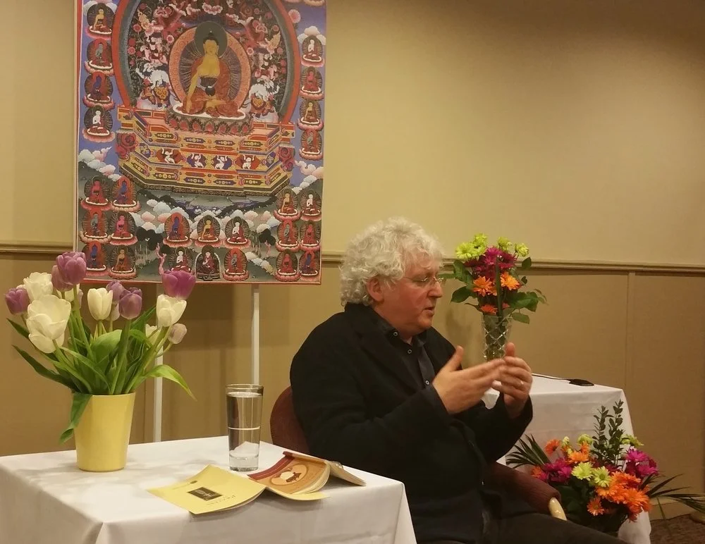 Lama Jampa gives Buddhist teachings in Alberta