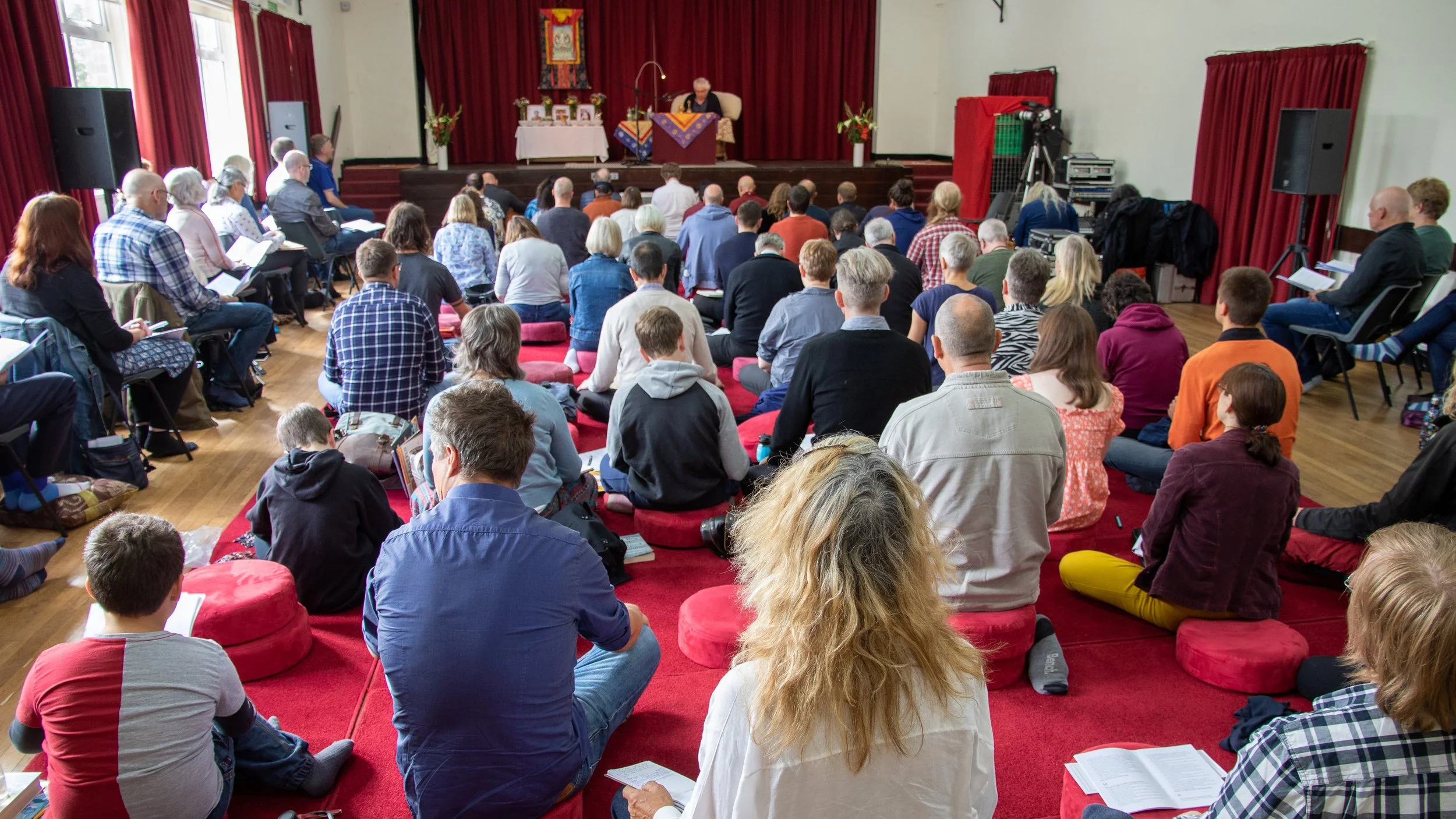 Lama Jampa teaching Yorkshire