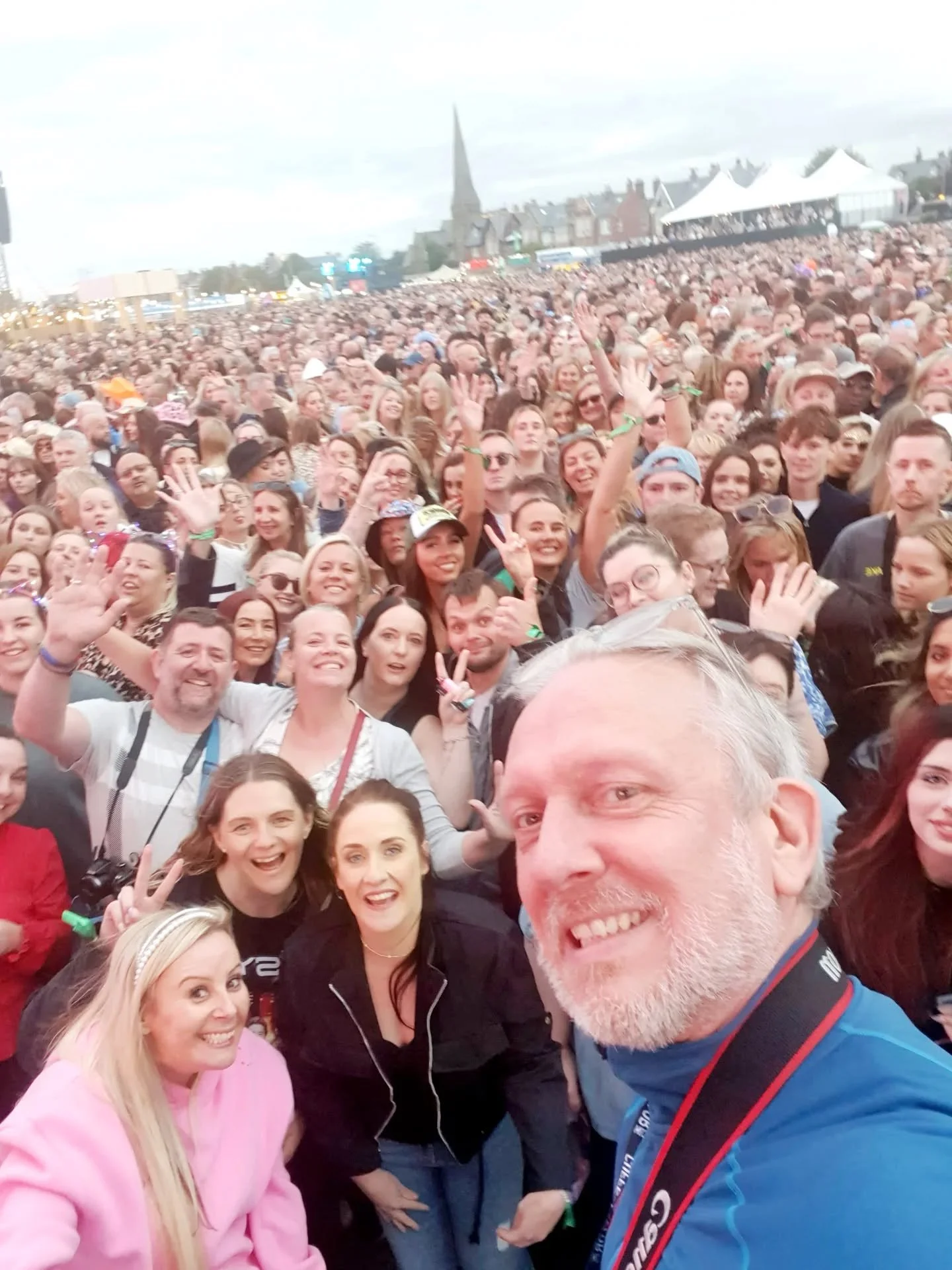 #crowdselfie at @lythamfestival