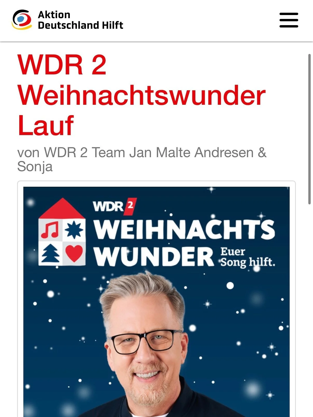 Die Letzten werden doch hoffentlich die ersten sein. Ich wei&szlig; auch nicht, warum ihr ausgerechnet f&uuml;r mich Nicht-L&auml;ufer spenden solltet- aber ich verspreche, beim @runschnellweg n&auml;chste Woche das Beste zu geben. Und wenn ich ins Z