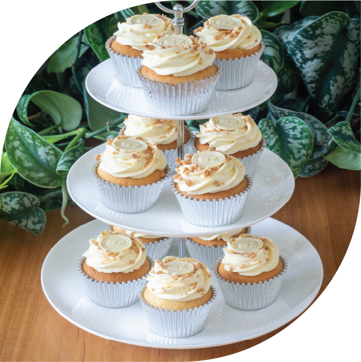 Zitronen Sahne (Lemon Cream) Cupcakes