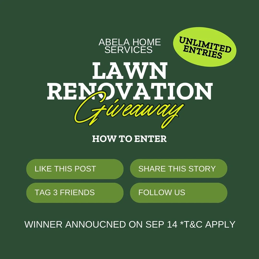 🎉 GIVEAWAY TIME 🎉

Win a Lawn Renovation from the best 😎

That&rsquo;s right! We are giving away a full FREE lawn renovation 🤯 

Lets us give your lawn the care it&rsquo;s been missing and watch it come back better than ever. It&rsquo;s not just 