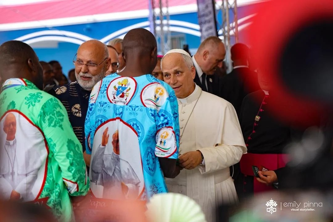 The Holy Father met with staff and patients at the “Jean Pierre Olie” psychiatric hospital in Malabo