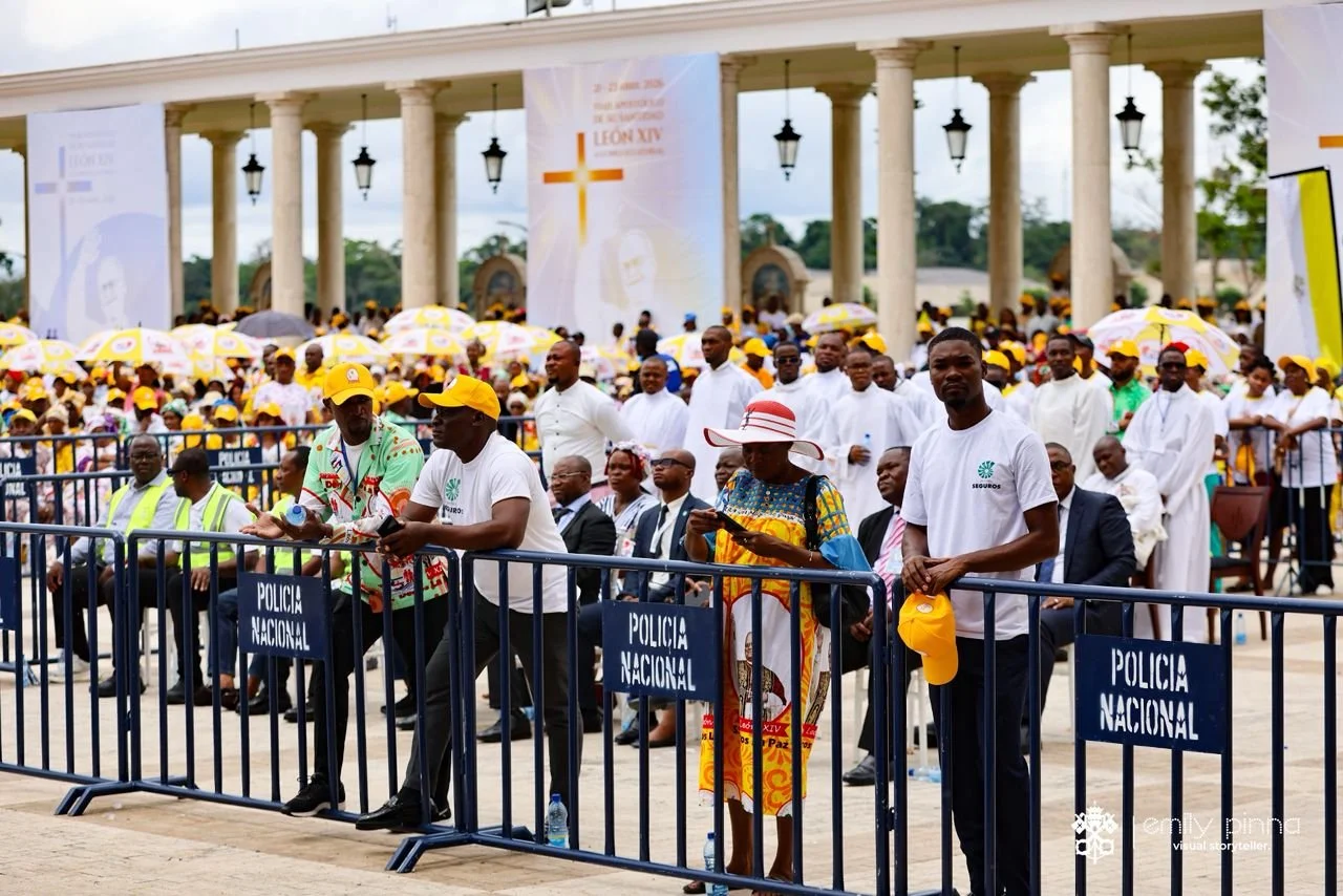 Pope Leo in the Basilica, Mongomo