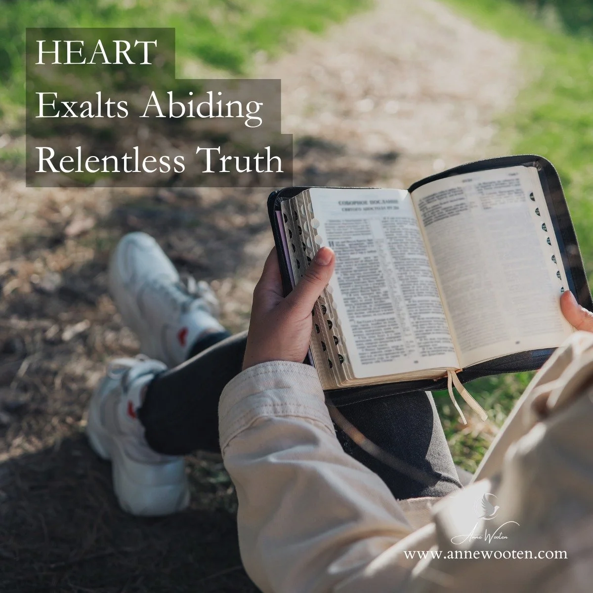A peaceful truth for today&hellip; 🕊️
.
.
.
❤️ H.E.A.R.T.
Heart Exalts Abiding Relentless Truth

When fear feels louder than faith&hellip;
come back to truth.

When you feel emotionally tired&hellip;
come back to truth.

When self-doubt tries to con