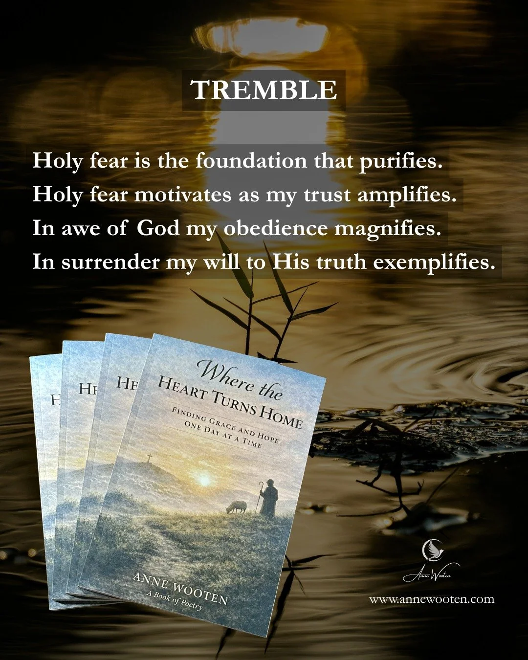 &ldquo;Tremble&rdquo;
.
.
There is something powerful about a heart that truly stands in awe of God.

These lines from &ldquo;Tremble&rdquo; were written from a place of surrender&hellip;
a reminder that holy fear is not about shrinking back, but abo