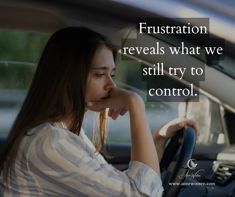 😔 My Frustration Was Revealing My Attachment to Control&hellip;

I thought frustration was the problem.

But God showed me something deeper. 🤍

My frustration was revealing how tightly I was still trying to control things.

The interruptions.
The u
