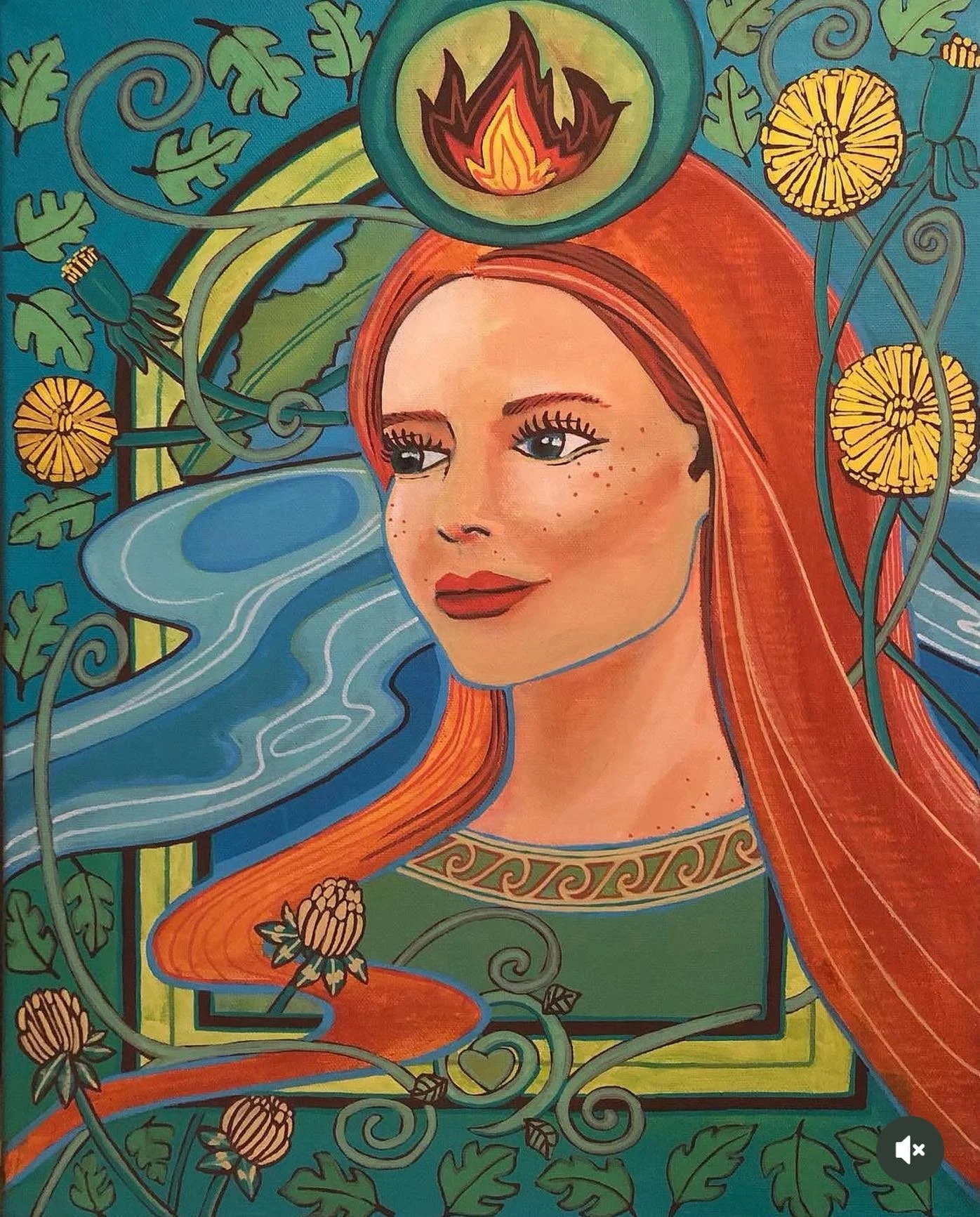 Beannachta&iacute; L&aacute; Fh&eacute;ile Br&iacute;de

#brigidsday #originalart #&Eacute;ire #Br&iacute;d #Brigid