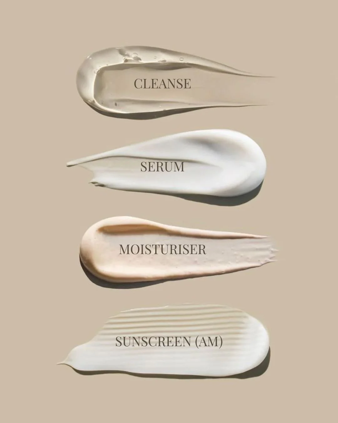 Getting your routine in the right order makes every product work harder. Start with cleanse to clear away makeup and build-up, then treat with targeted serums that deliver active ingredients deep into the skin. Follow with moisturiser to lock in hydr