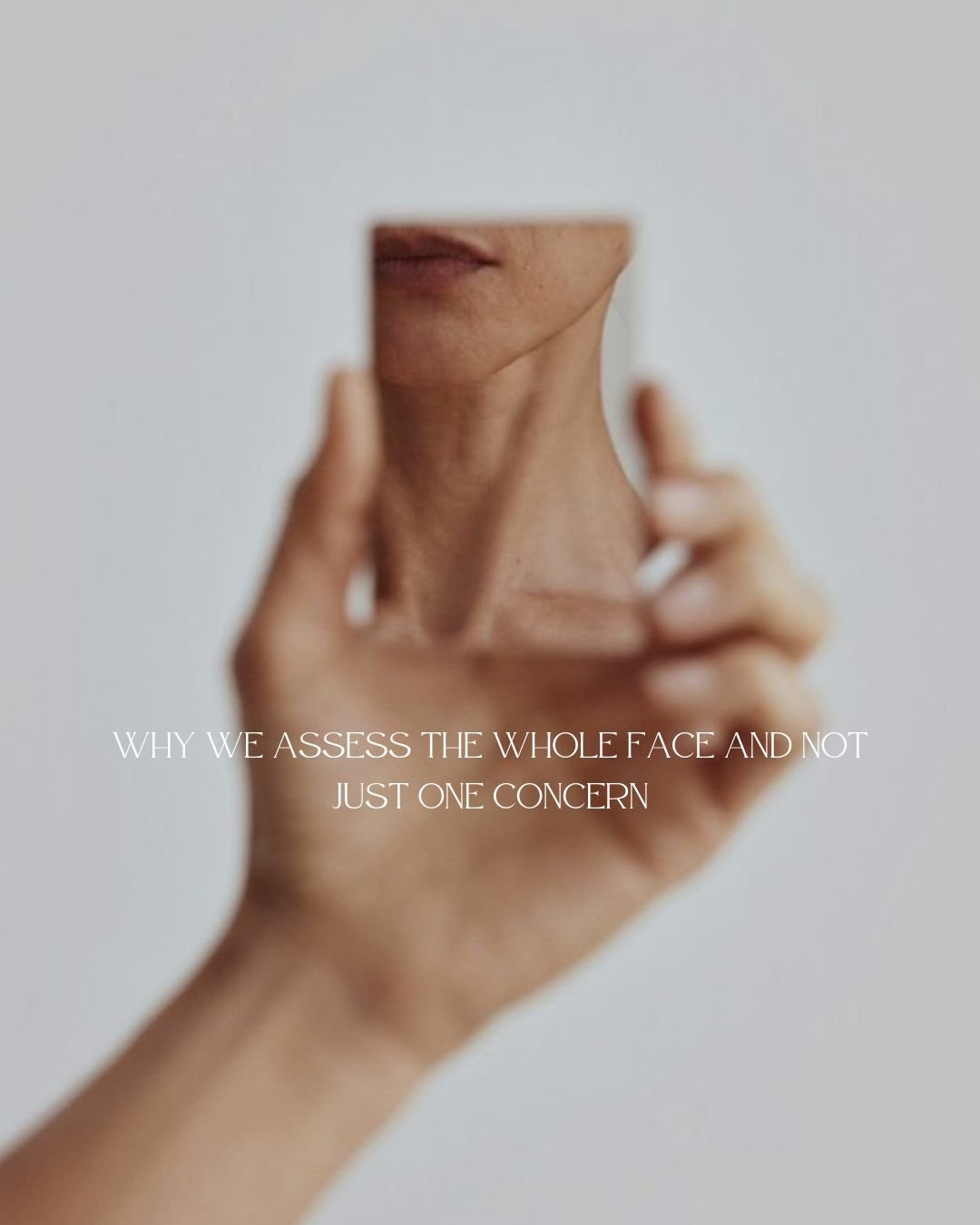 Why assessment matters...

A thorough assessment is the foundation of any cosmetic treatment. Before recommending a procedure, we carefully evaluate your skin, facial structure, concerns, and overall treatment goals.

This process allows us to determ