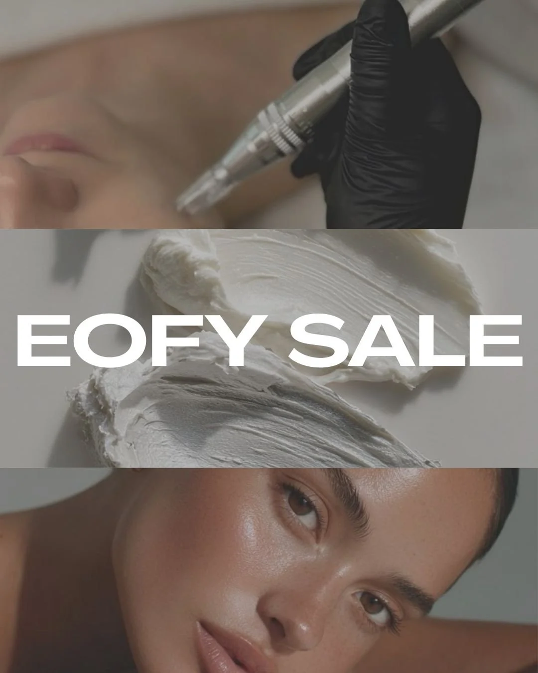 ✨ EOFY SALE NOW ON ✨

For a limited time only:

▫️ Skin Needling &mdash; $199
▫️ Chemical Peel &mdash; $99
▫️ Skin Needling + Chemical Peel &mdash; $279

Designed to help improve skin texture, acne scarring, hydration, brightness, and overall skin re