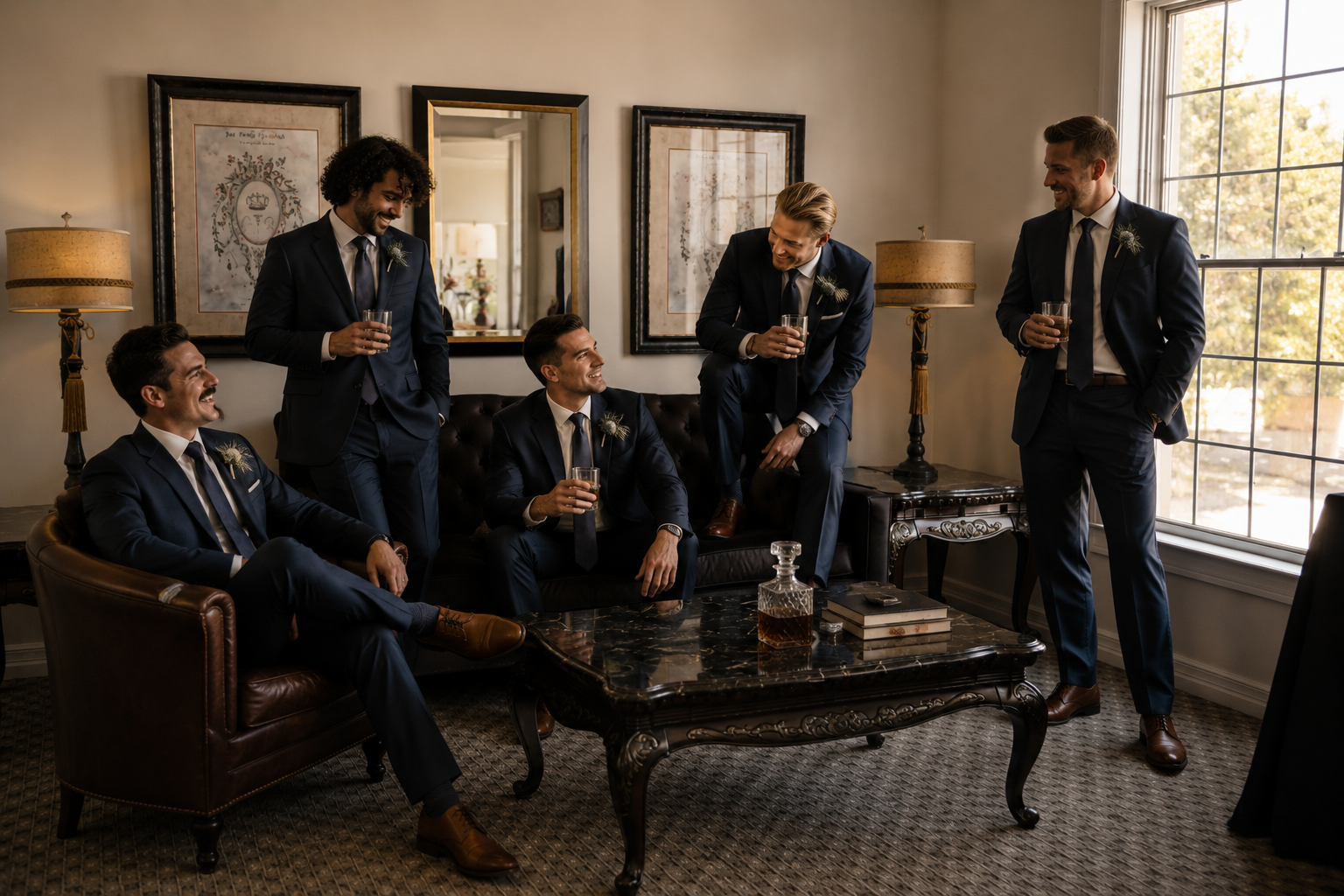 mansion wedding venue Austin texas destination wedding groom suite
