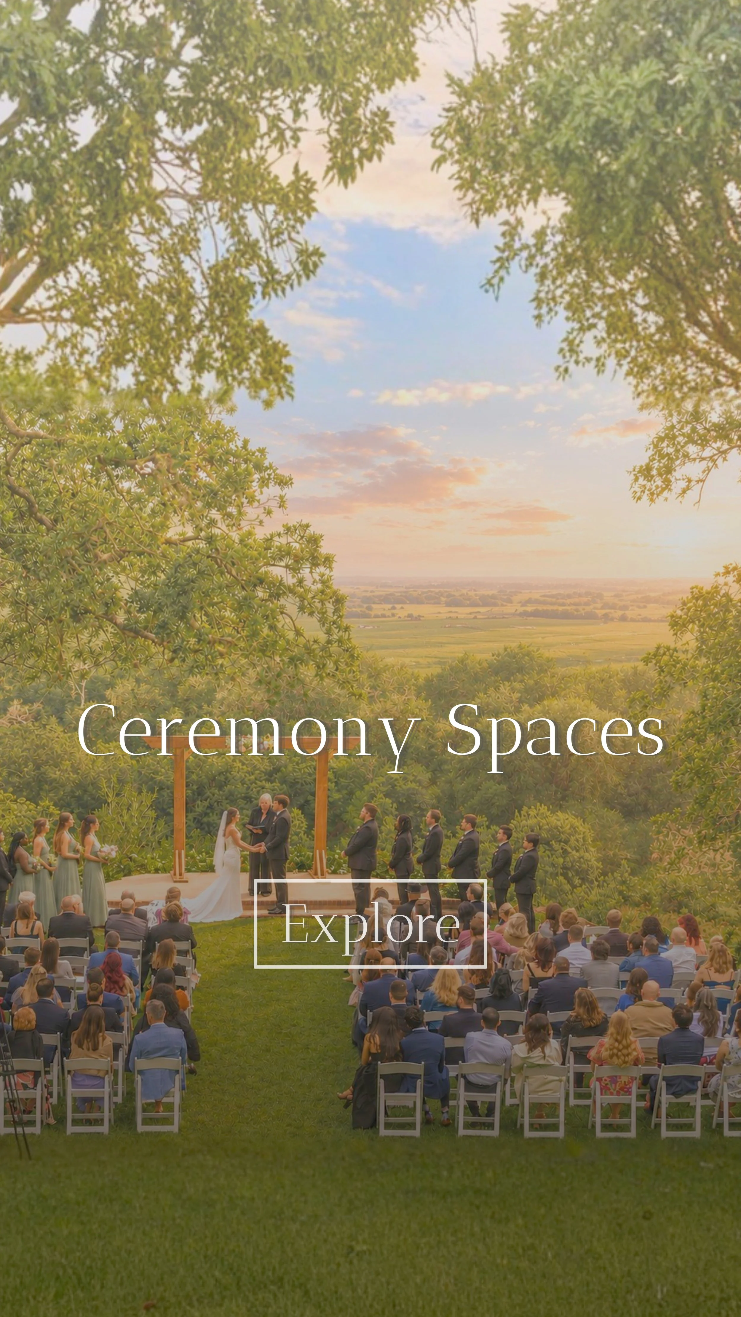 texas destination wedding ceremony river bluff views sunset views Austin texas