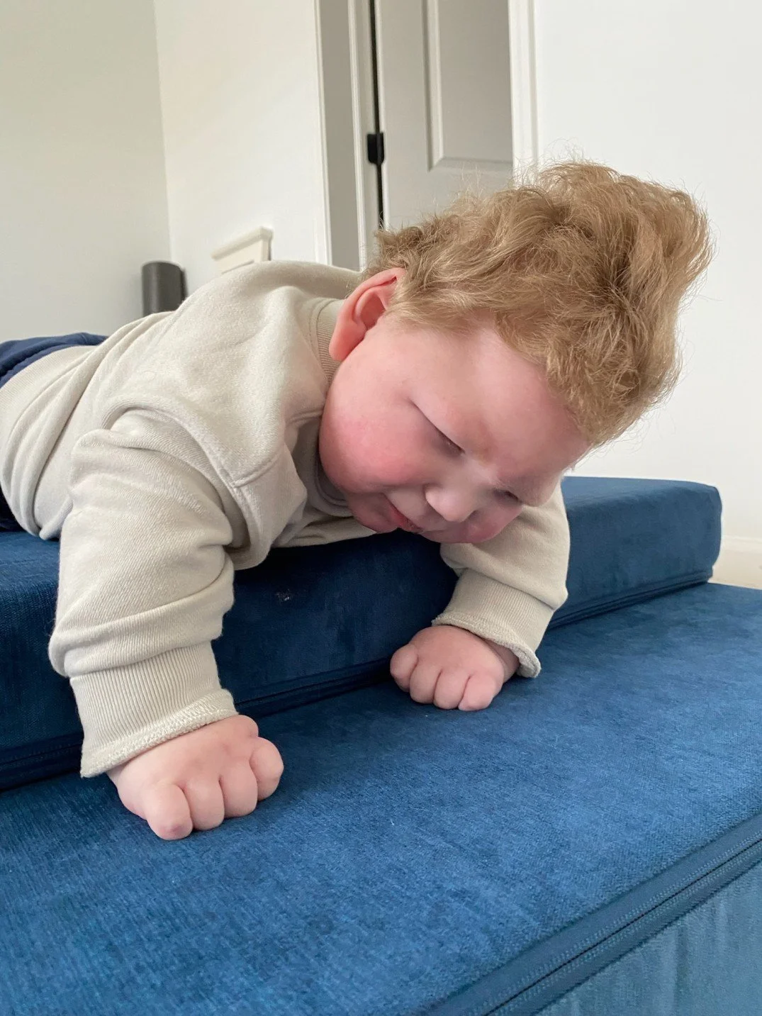 He was a BIG therapy boy.