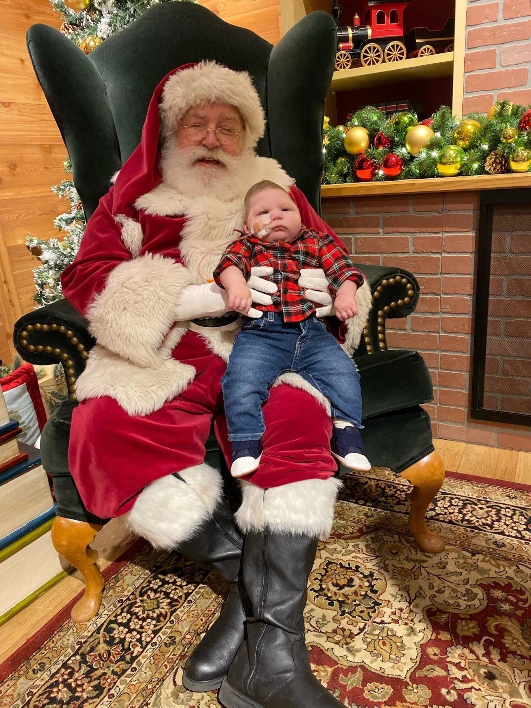 He knew Santa pretty well.