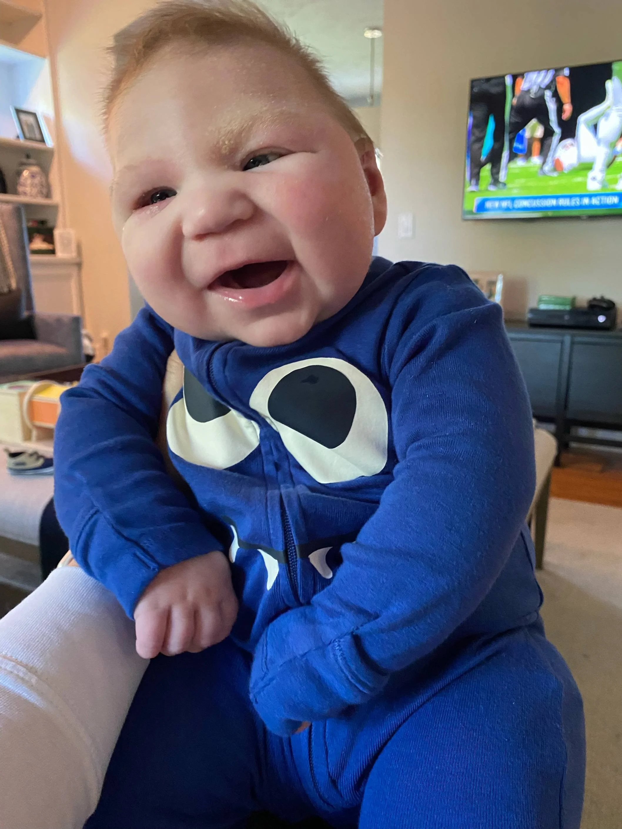 He loved Cookie Monster.
