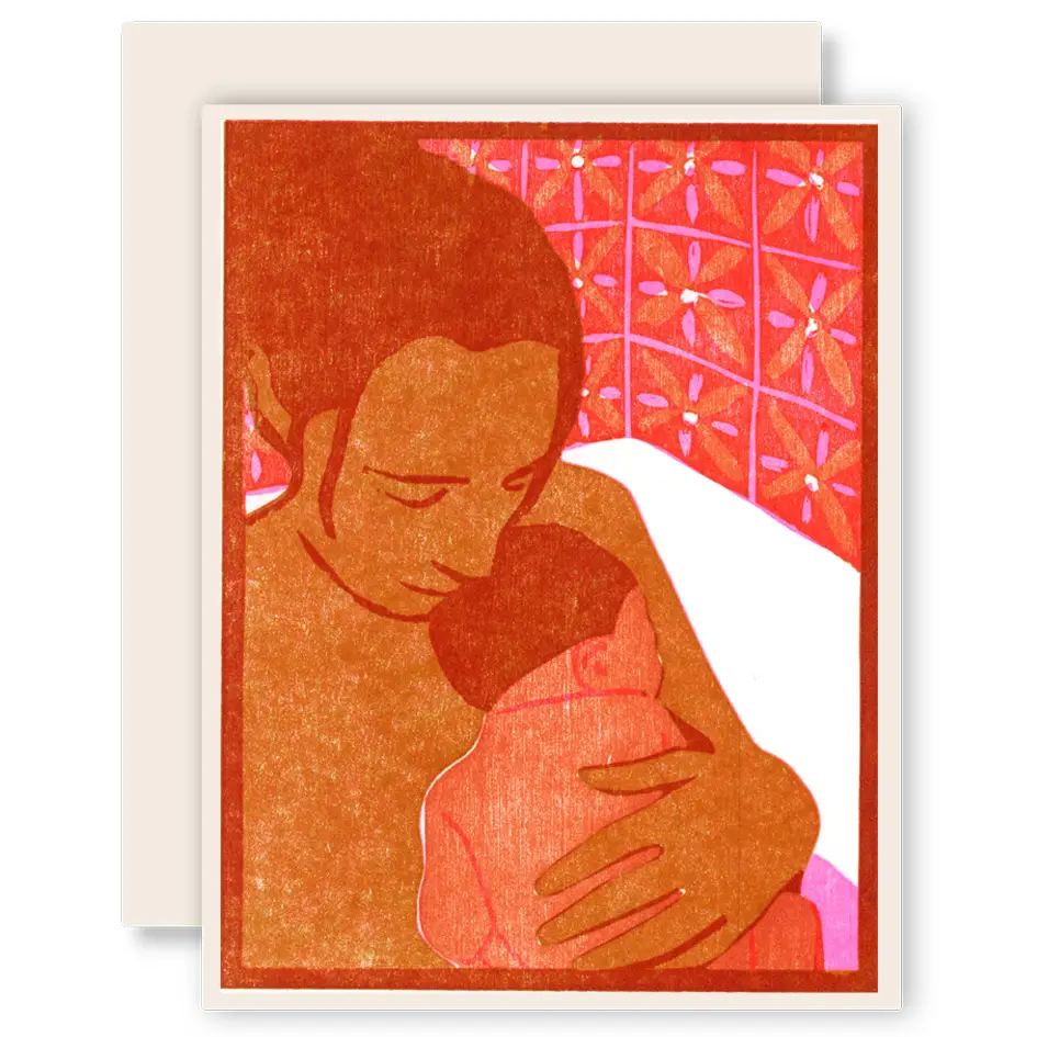 Mother & Baby Letterpress