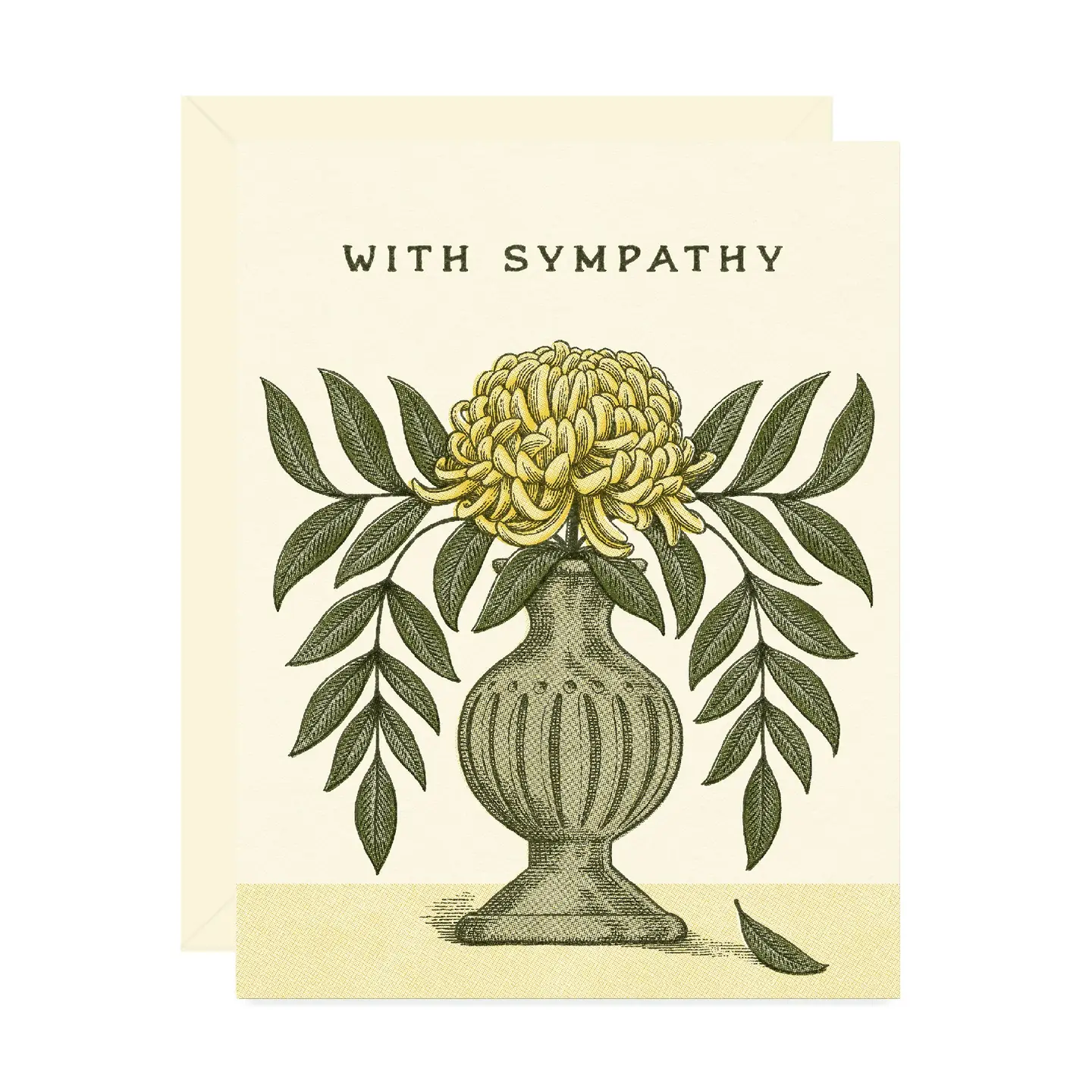 With Sympathy Chrysanthemum