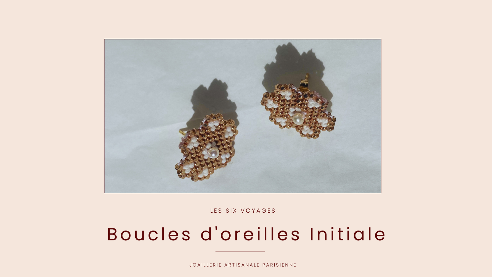 Boucles d'oreilles Initiale