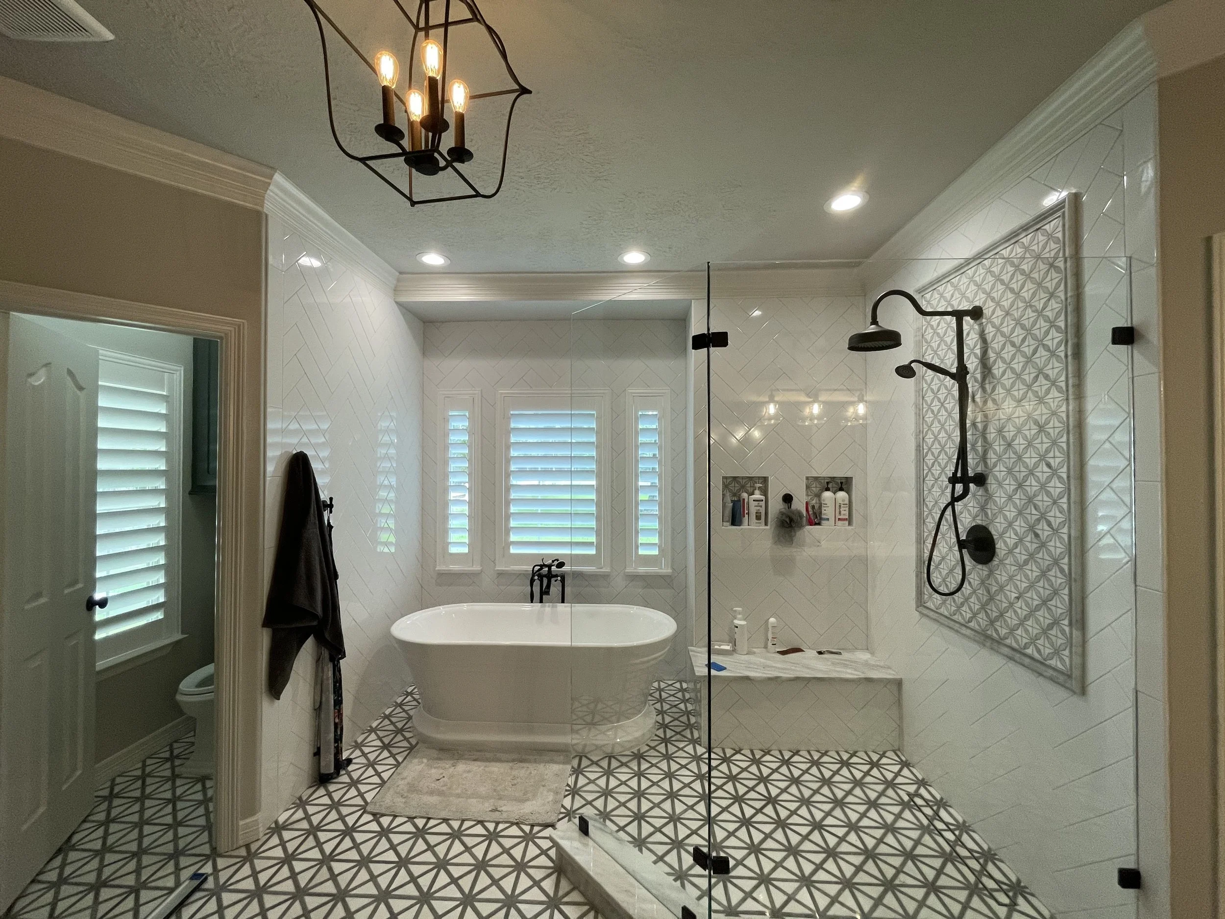 Primary Bathroom Composite Plantation Shutters