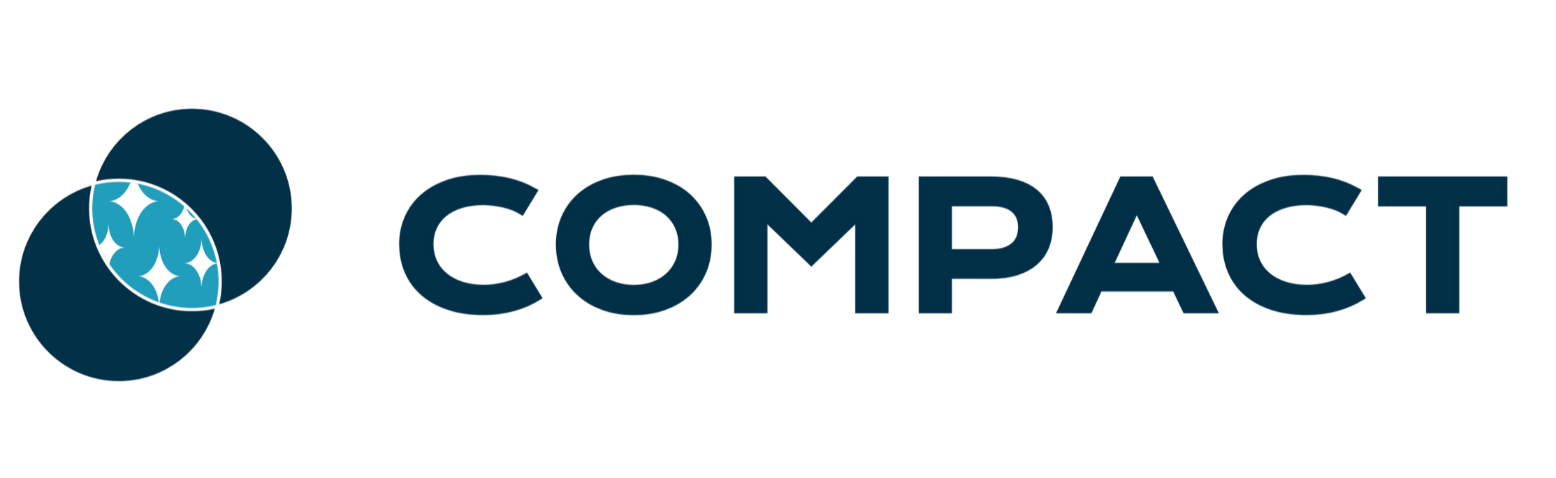 The COMPAC logo featuring three overlapping circles forming a Venn diagram and the word 'COMPAC' in bold dark blue letters.