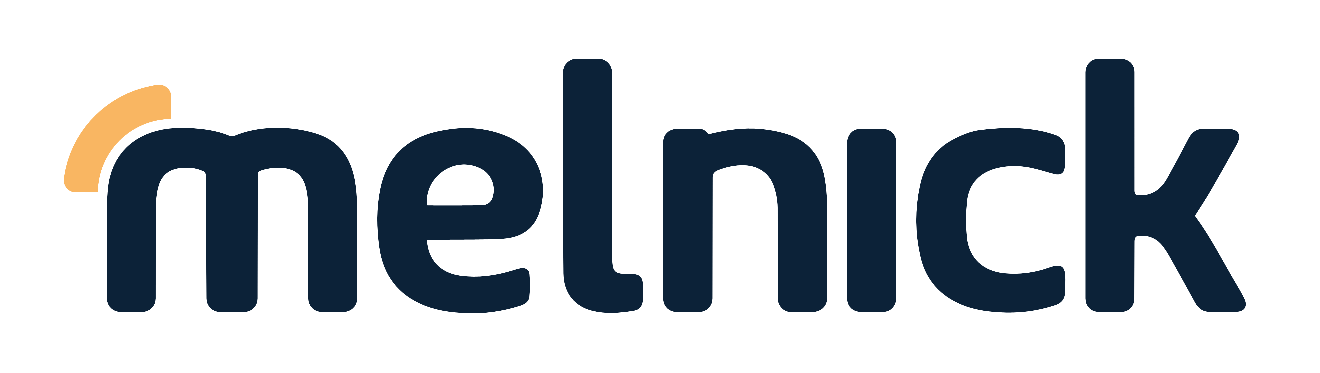 Melick logo, empresa do ramo imobiliário.