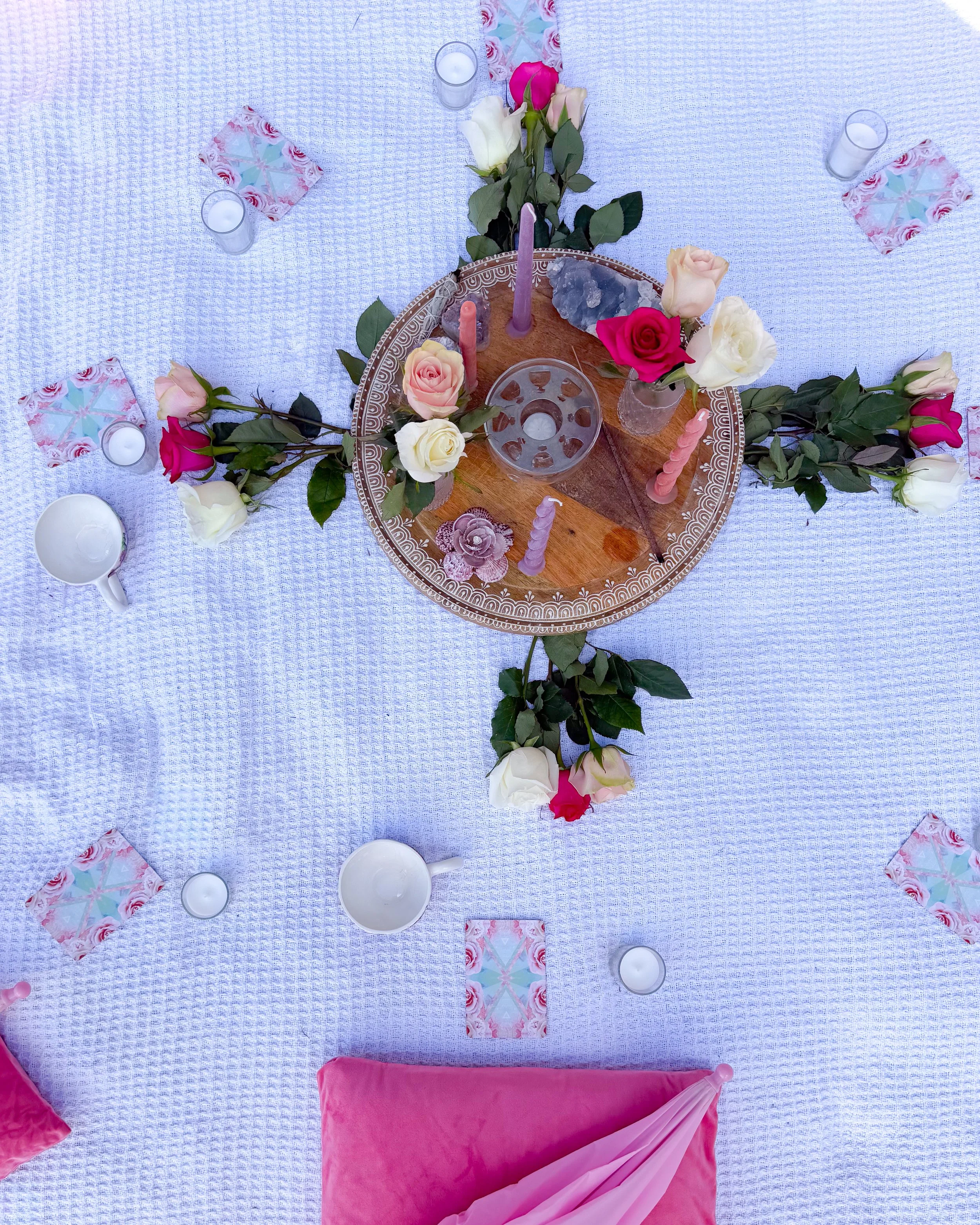 Creative lifestyle shots from a brand event, featuring product displays, guests, and interactive moments — aimed at building a meaningful visual brand identity.