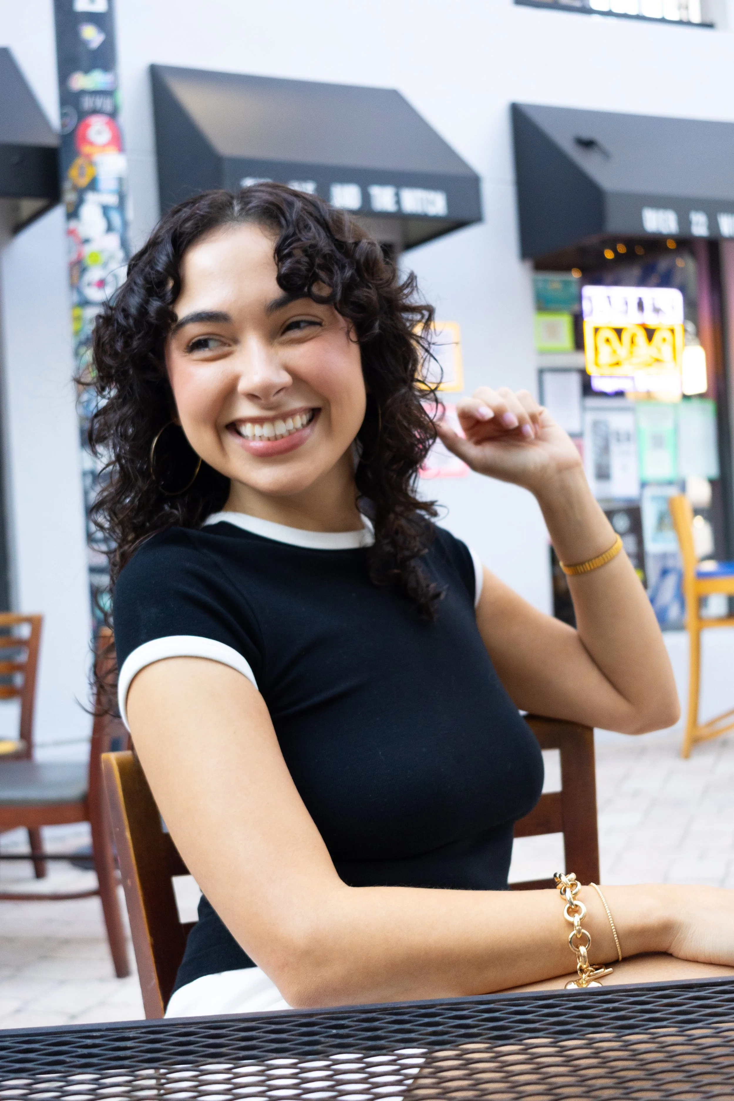 Lifestyle headshot photography taken in a real-life setting for a personal brand