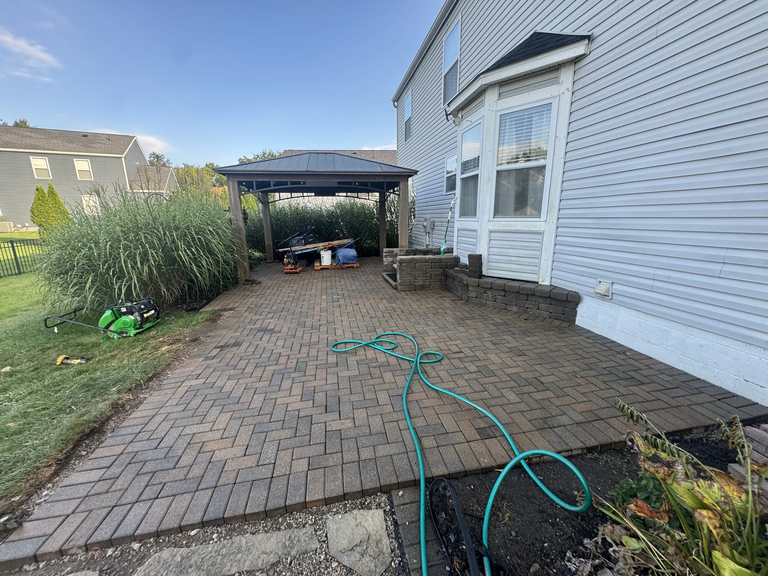 ready for polymeric sand installation! 