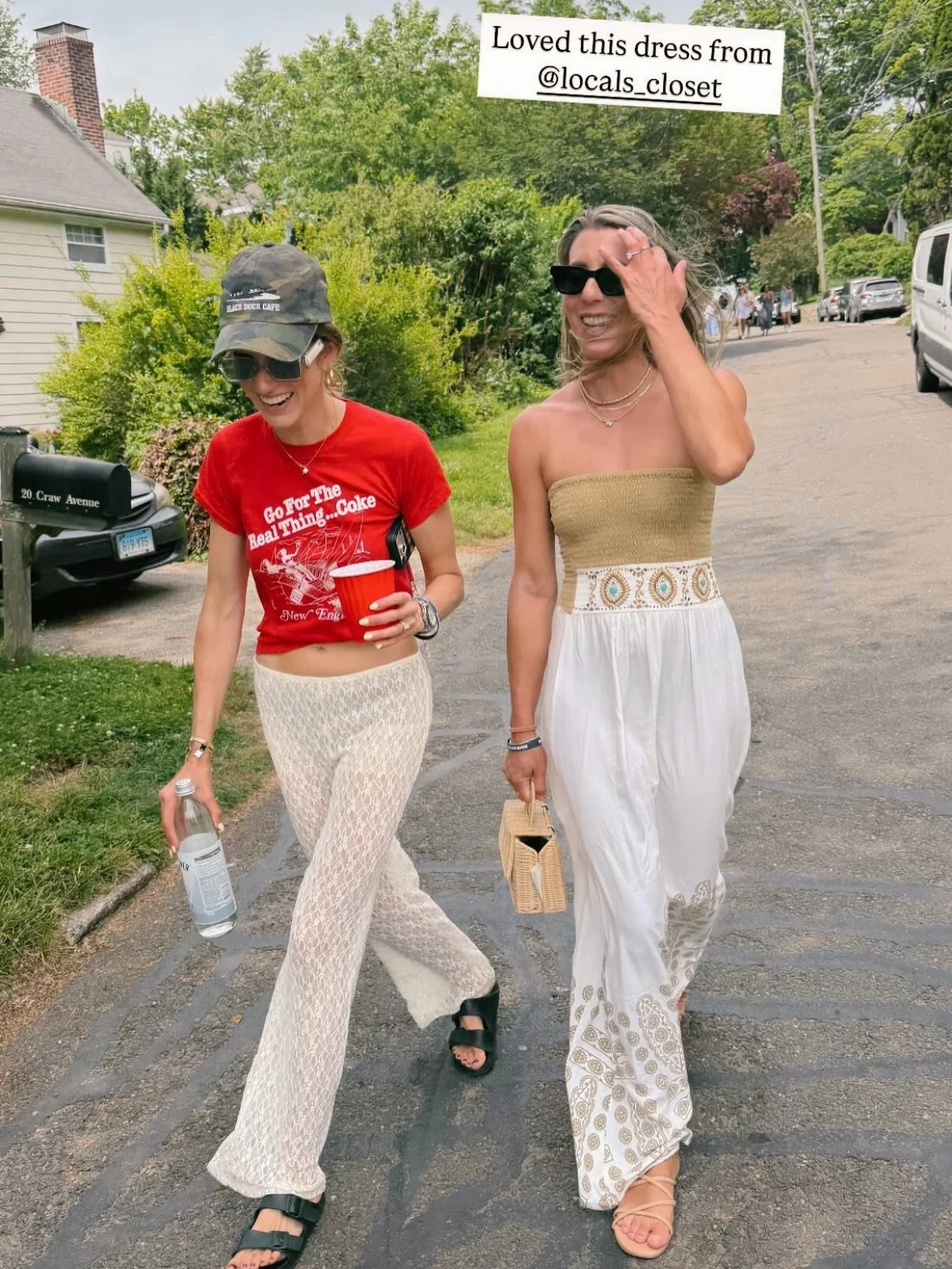 Westport Local Muse, Erin Spillman, wearing a Locals Closet piece this weekend 🍉🍒🌞

This dress was originally sourced from Women&rsquo;s Wolf Pack&rsquo;s 🐺annual clothing swap. Locals Closet volunteered to help sort and rehome the remaining item
