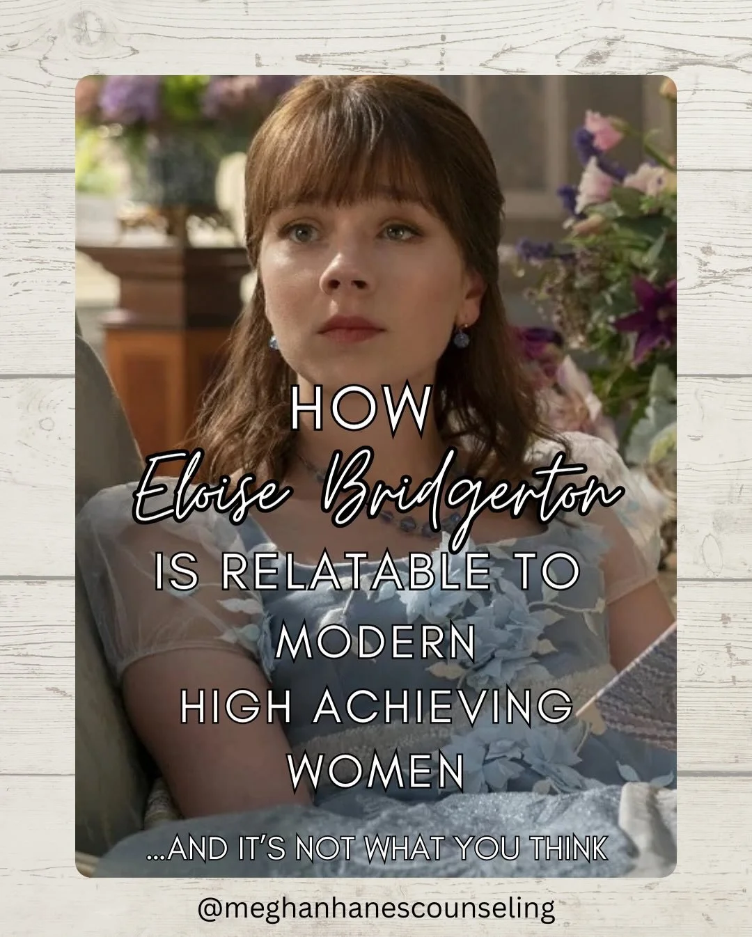 Eloise isn&rsquo;t anti-relationship.
She&rsquo;s anti-losing herself.

Because she&rsquo;s watched women turn into the &ldquo;easy one,&rdquo; the &ldquo;low maintenance one,&rdquo; the one who carries the emotional load&hellip; and slowly disappear