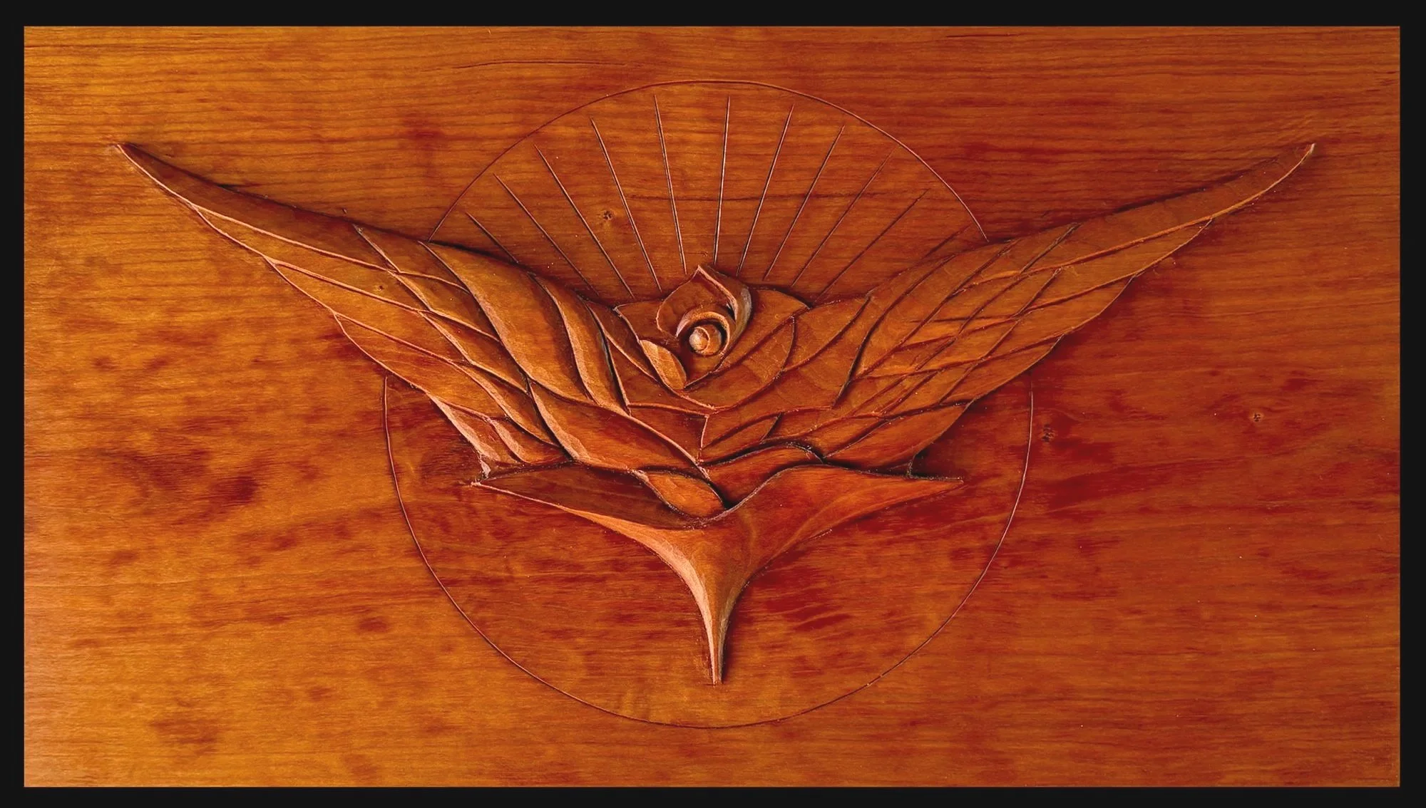 Winged Rose in Cherry