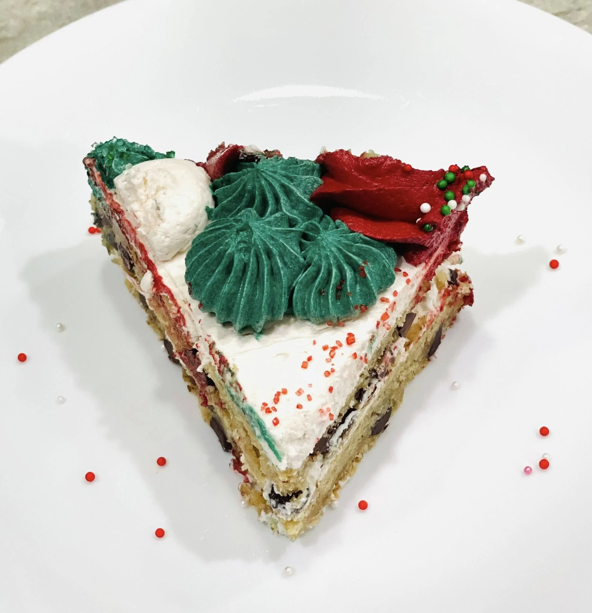 Vegan Chocolate Chip Cookie Cake Slice – Sunshine & Bloom Bakery