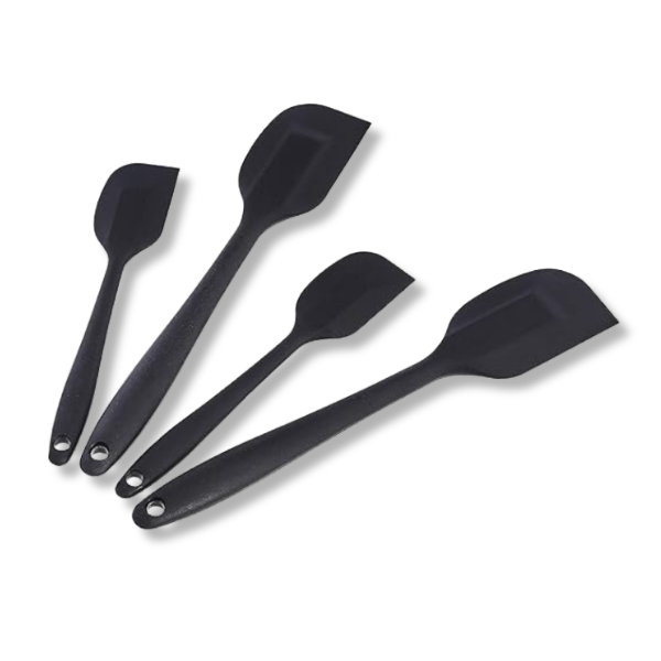 Black spatula 4-piece set
