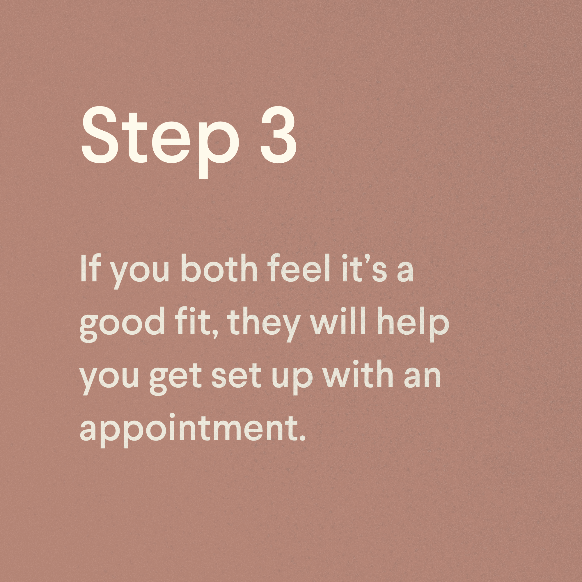 Text on a brown background
