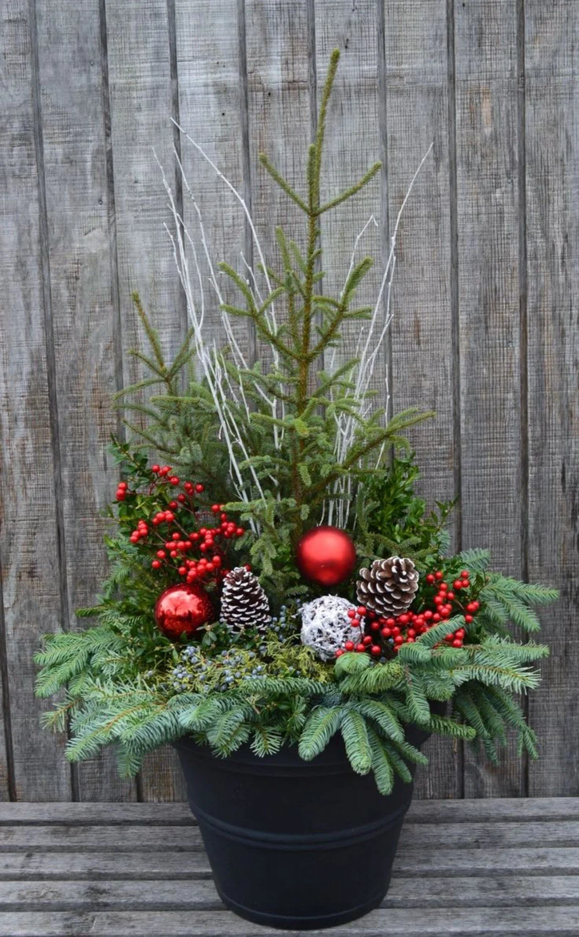 Small Christmas Planter