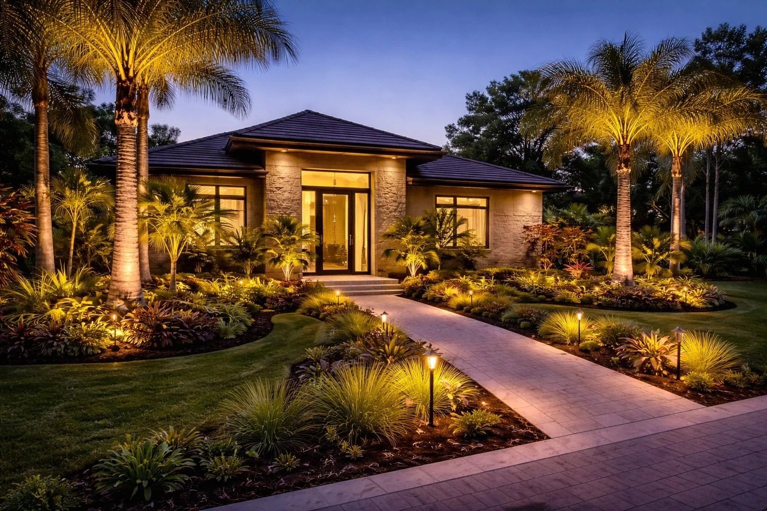 Landscape Lighting Package for 3,000 sq/ft and under home