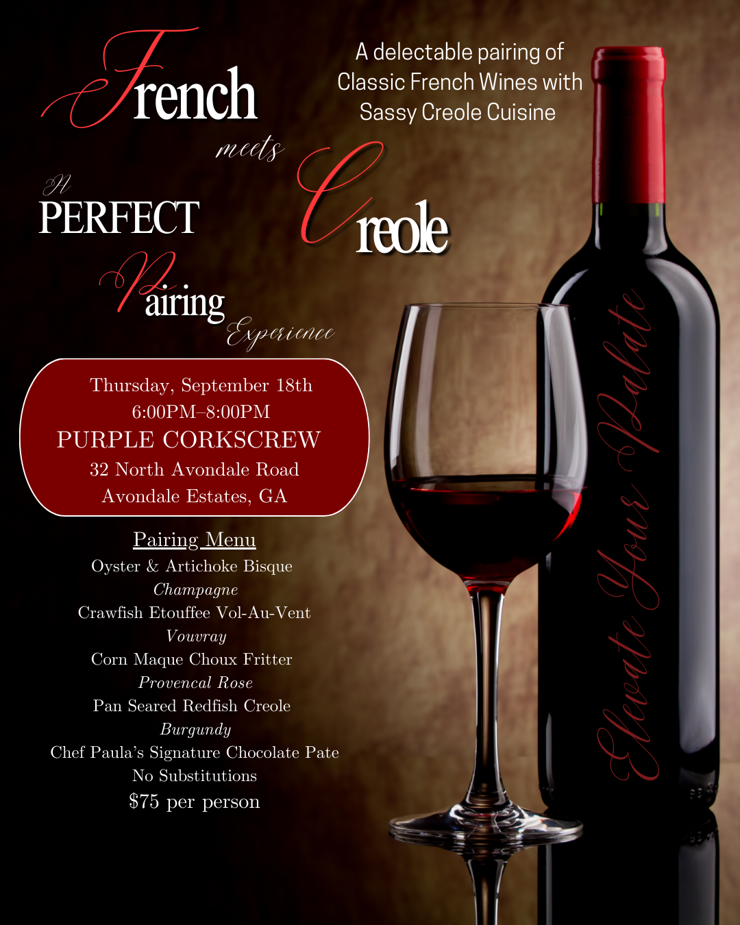 🇫🇷 🍷 French meets Creole.