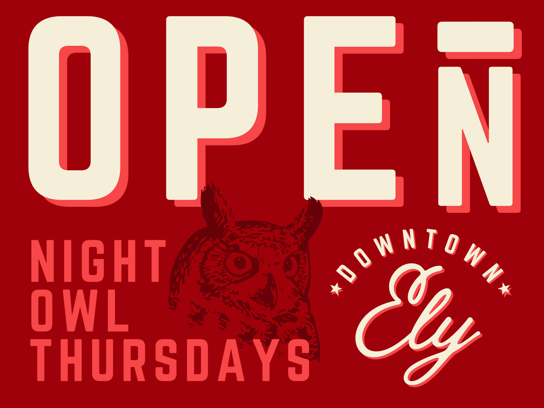 Night Owl Thursday - Open Late! 