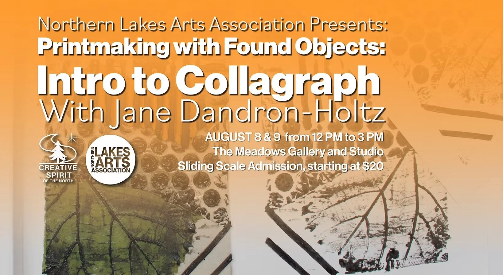 Printing with Found Objects: Exploration of Collagraph with Jane Dandron - Holtz