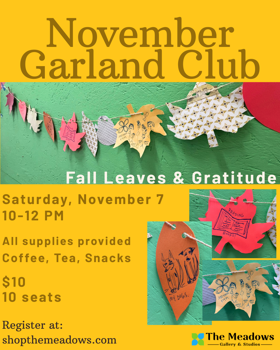 Garland Club, November, Autumn Gratitude