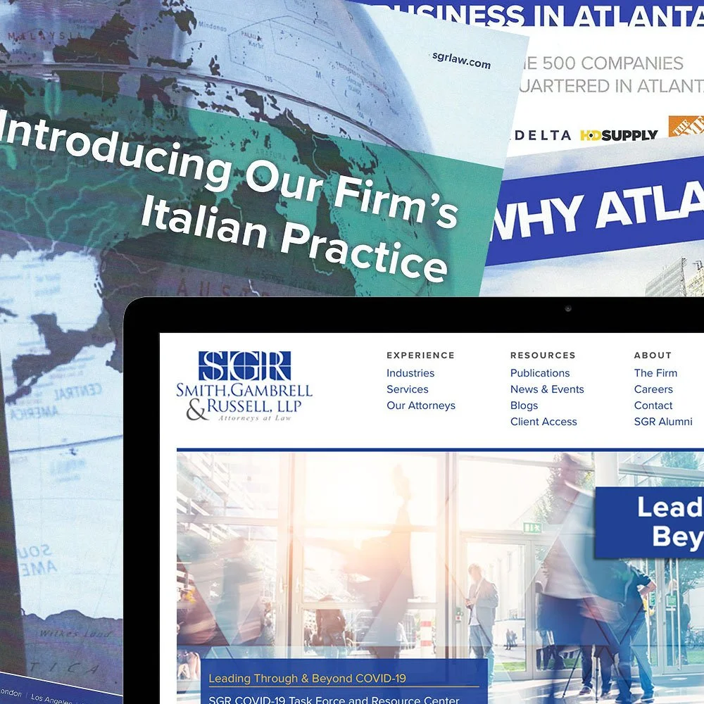 SGR Law Web & Print Design