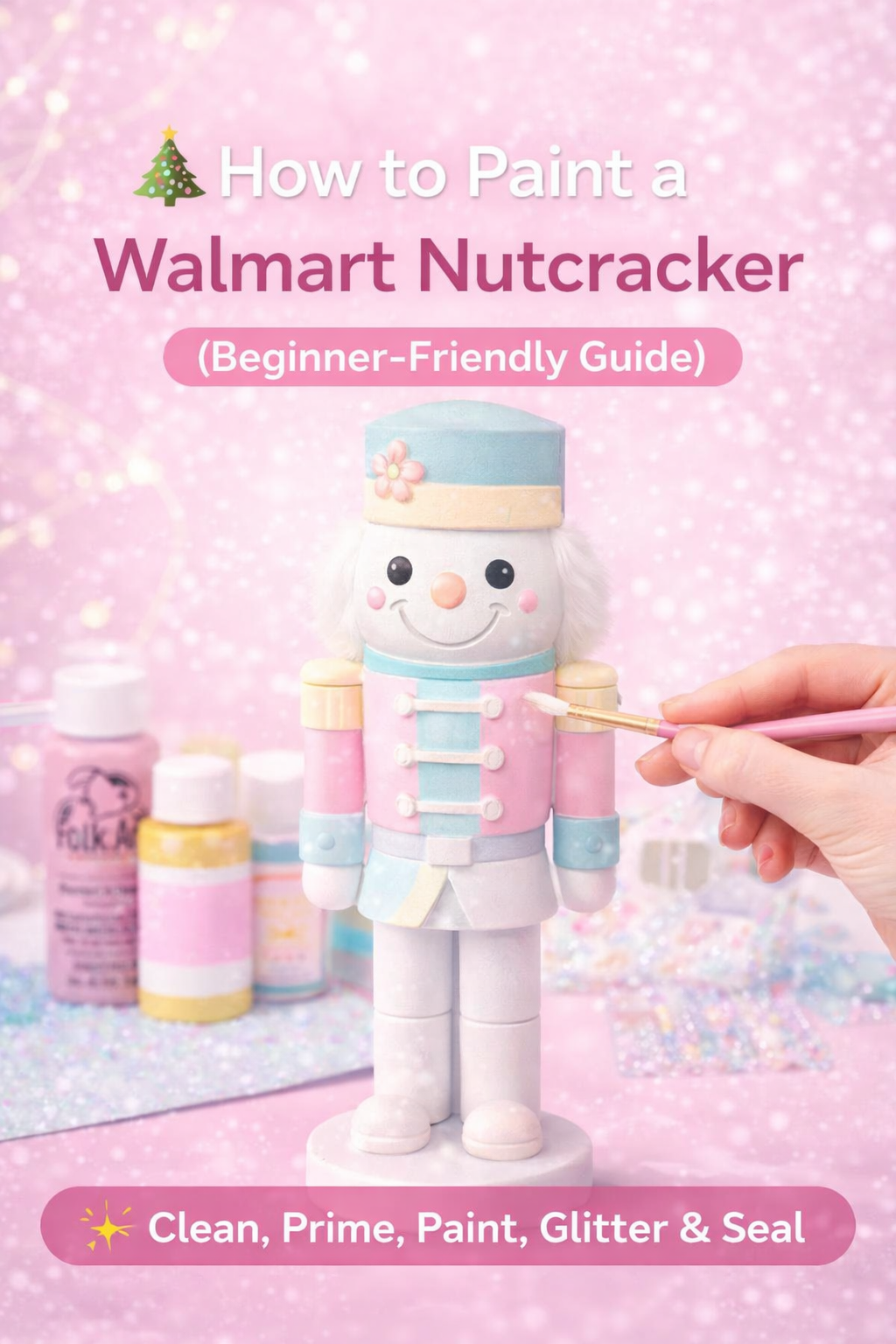 How to Paint a Walmart Nutcracker (Beginner-Friendly Guide)