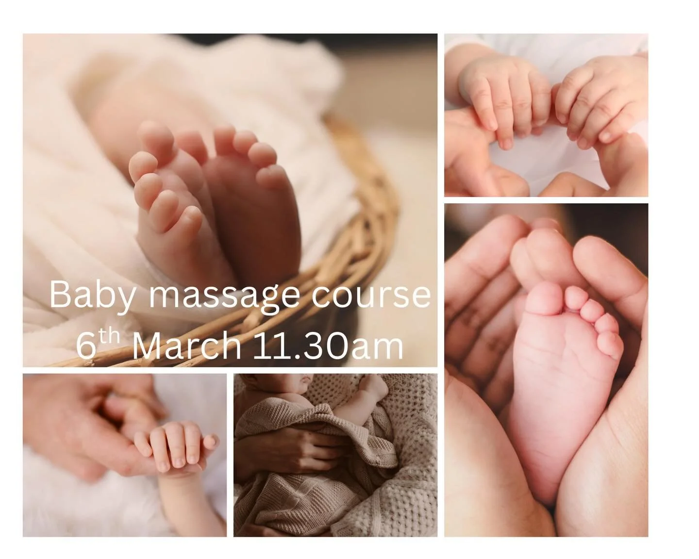 Tiny toes. Big bonds. 💛

Baby Massage Course kicks off in March - your chance to slow down, connect with your baby and meet other new mums in a relaxed, friendly space 🍼✨

Learn gentle massage skills, boost your confidence, support your baby&rsquo;