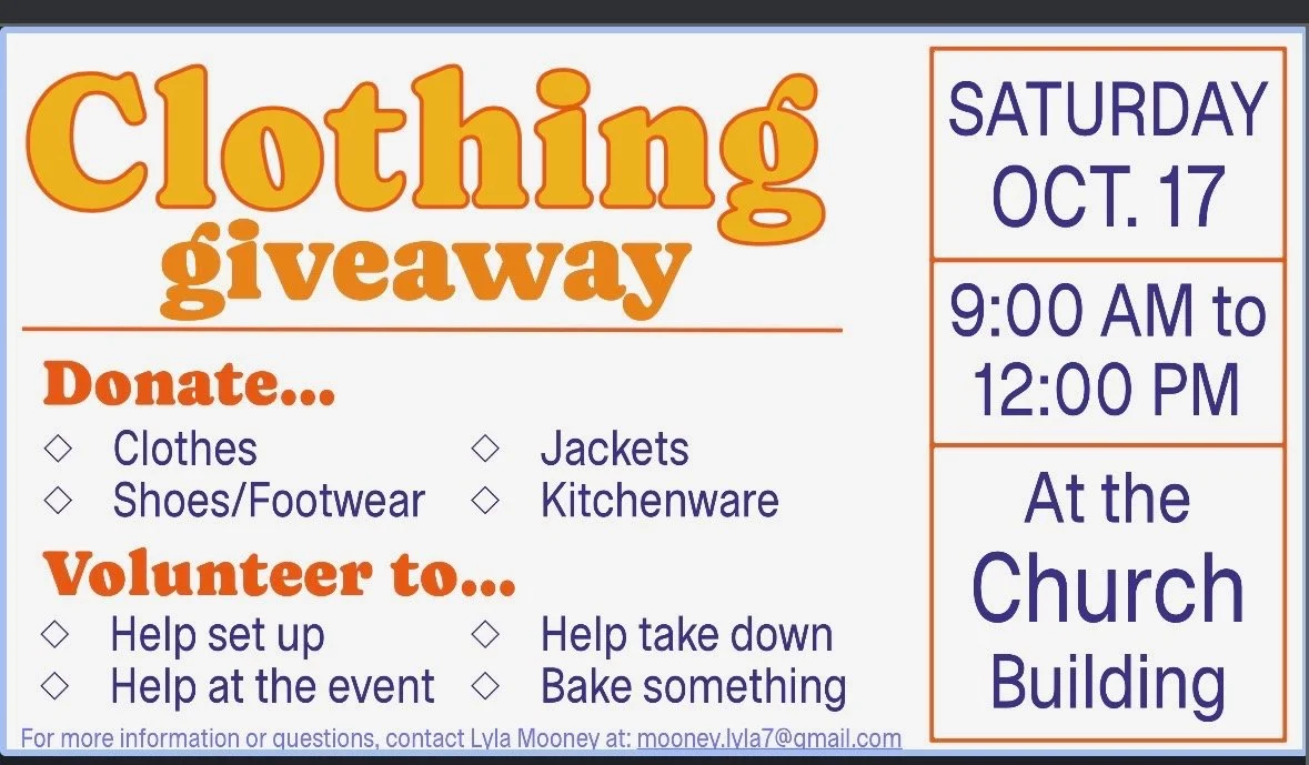 Clothing Giveaway